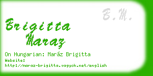 brigitta maraz business card