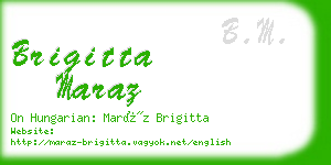 brigitta maraz business card